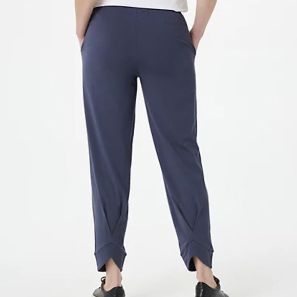 AnyBody Cozy Knit Pant with Curved Yoke  12321 - Picture 2 of 3